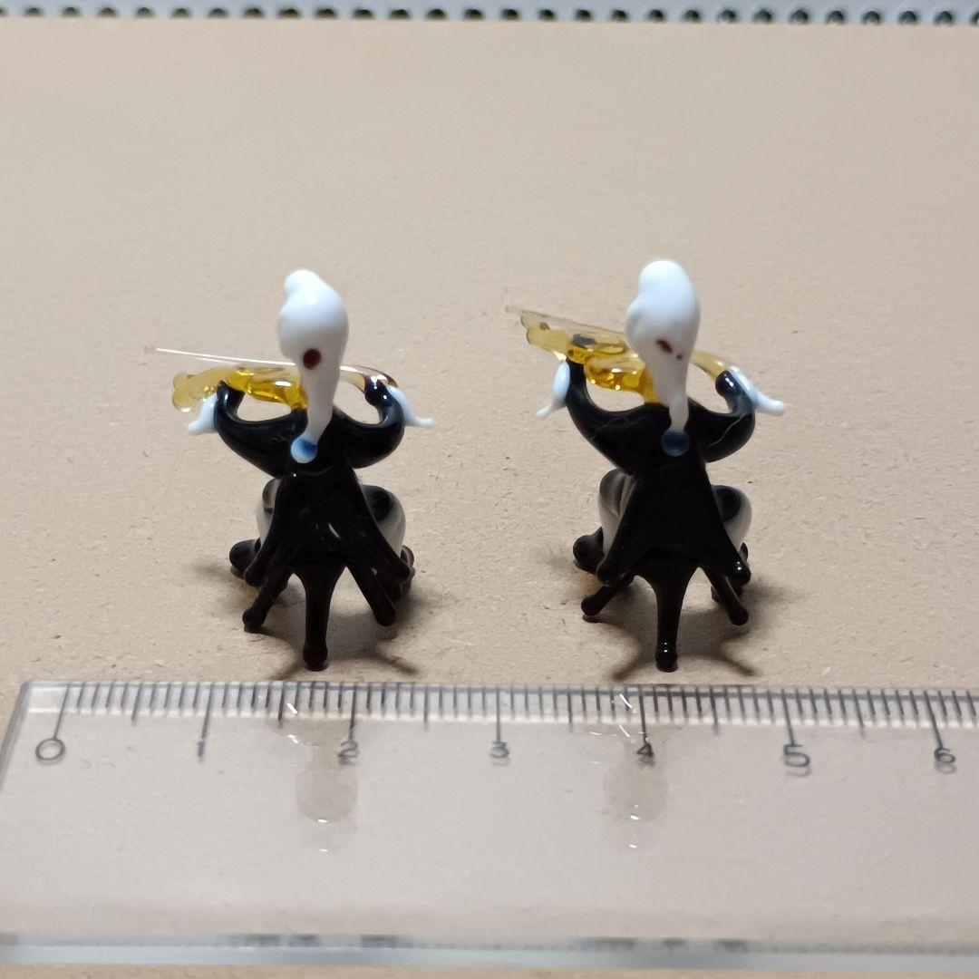 K180] レトロ ガラス細工 オーケストラ 6人 - メルカリ