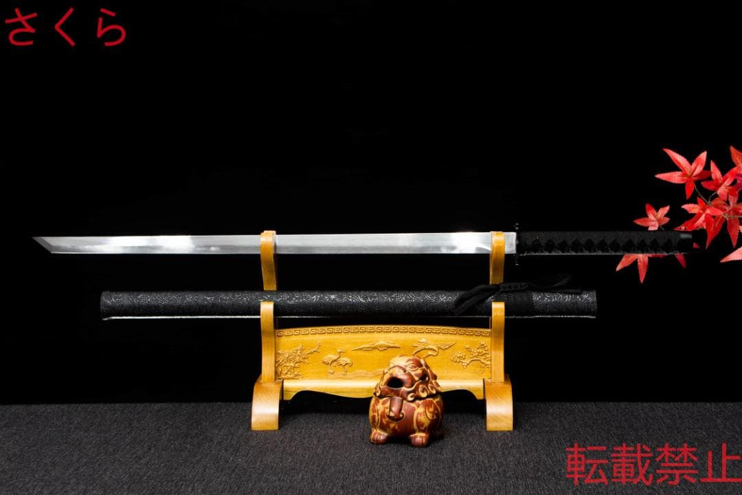 刻龍唐刀3点セット 武具刀装具日本刀模造刀 居合刀