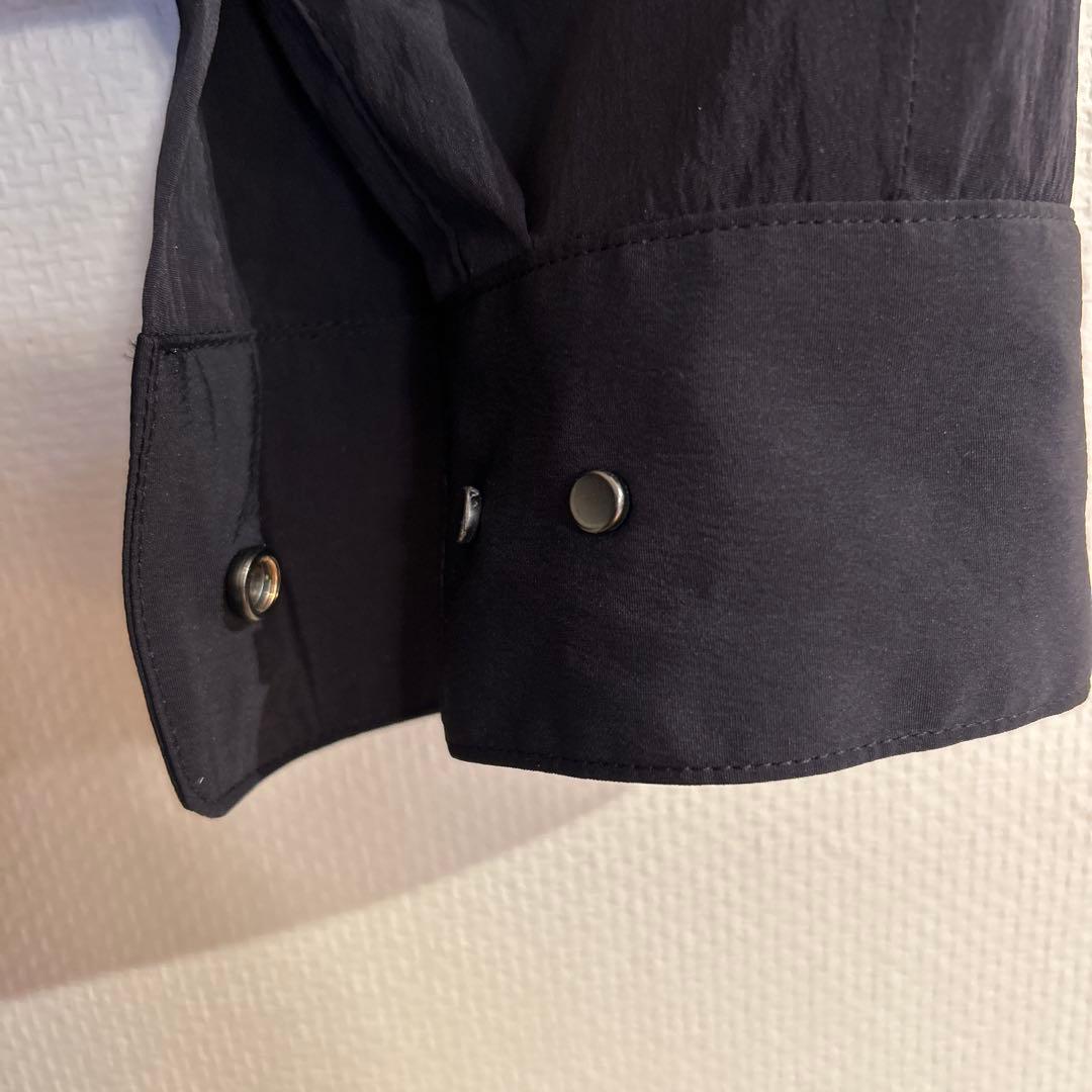 デサントオルテライン ロングスリーブシャツ 比翼仕立て Mサイズ