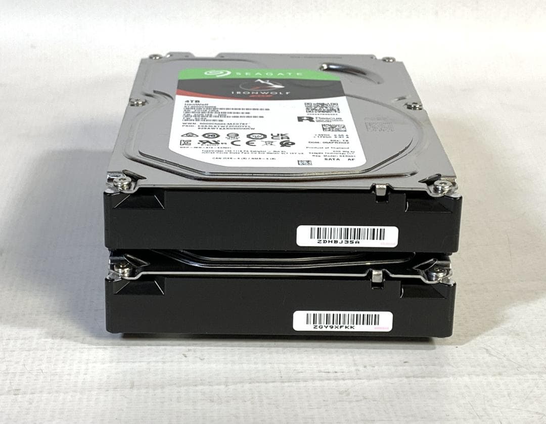 シーゲイト 4.0TB IRON WOLF NAS ST4000VN008 2台
