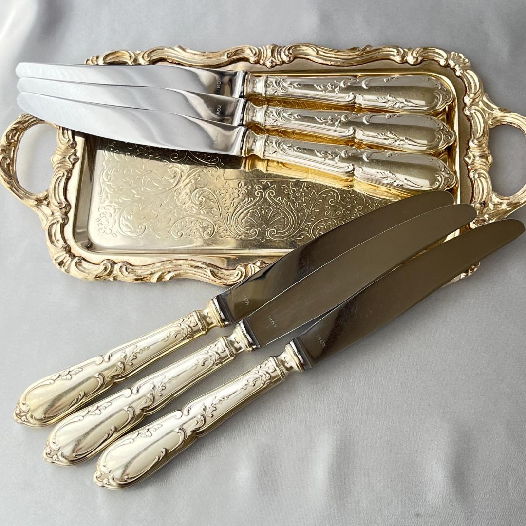 仏蘭西】 Louis XV ディナーナイフ 6本【シルバープレート】 - メルカリ