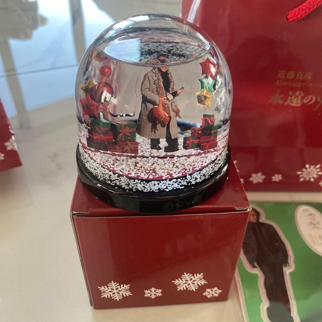 新品•未開封　近藤真彦★2025年ディナーショー記念品★スノードームオールセット
