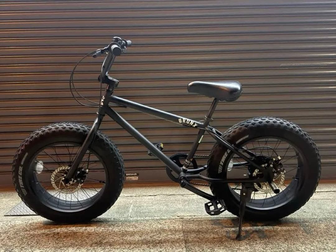 【引き取り・対面限定】bronx 20インチ　ファットバイク７段変則ギア 新色】ファットバイク