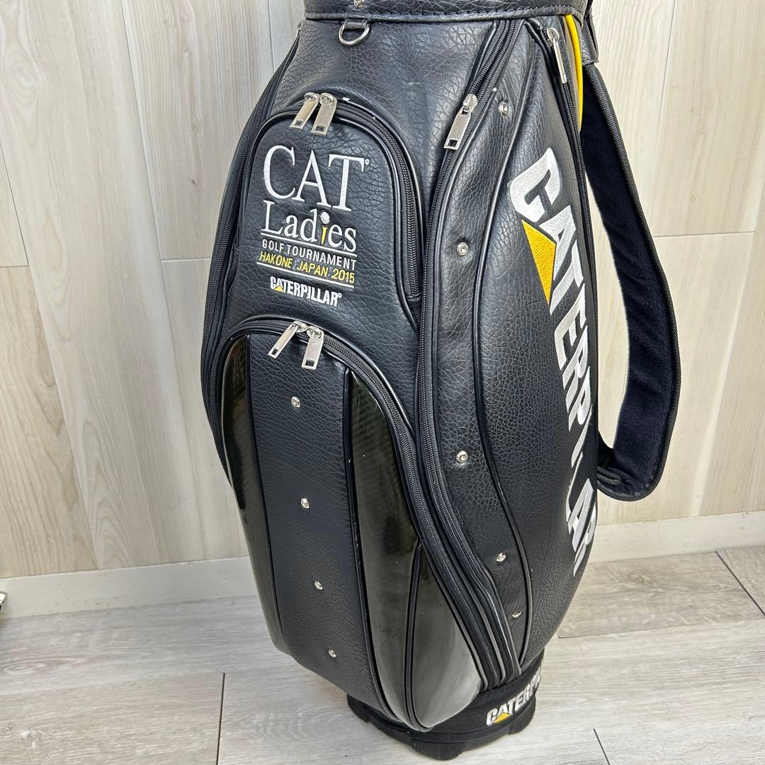 希少】キャタピラーレディース 2015 キャディバッグ ブラック M61025