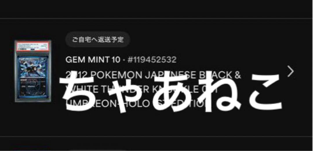 PSA10＊ブラッキー ライデンナックル プラズマ団 Umbreo 希少