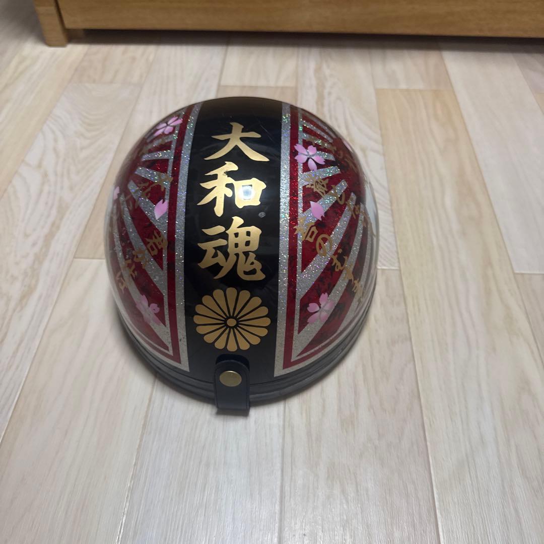 半帽型ヘルメット 大和魂 - メルカリ