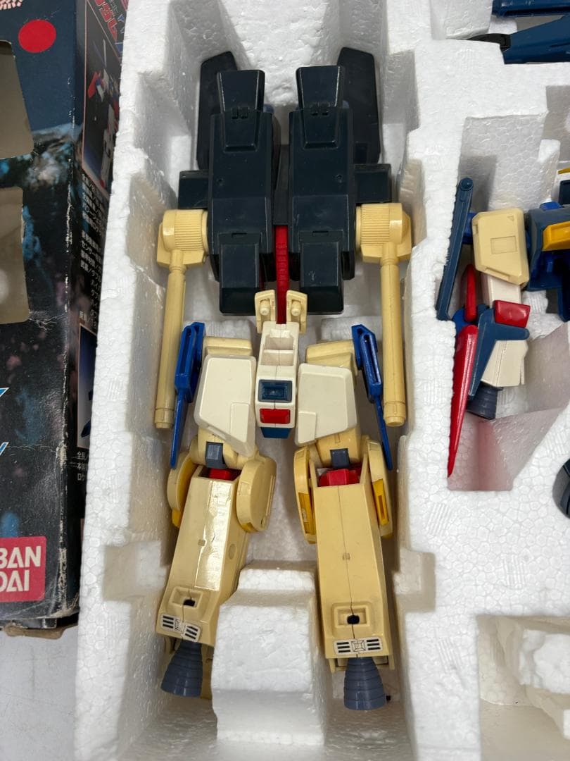 バンダイ デラックス ガンダムZZ MSZ-010 当時物 合体変形 フィギュア