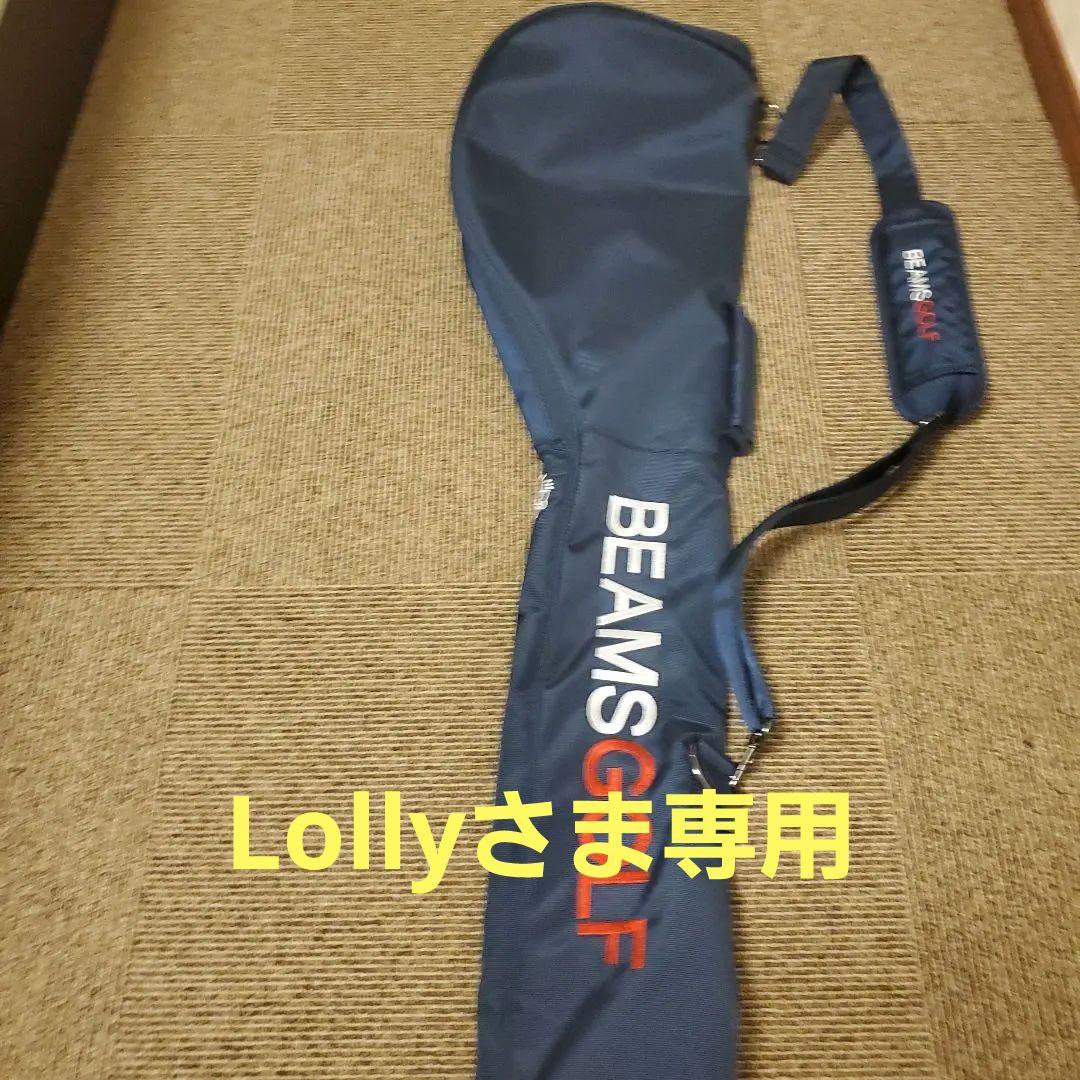 BEAMS GOLF ネイビー ゴルフバッグ BEAMS GOLF（ビームス ゴルフ） ゴルフ スクリプトロゴ ネイビー