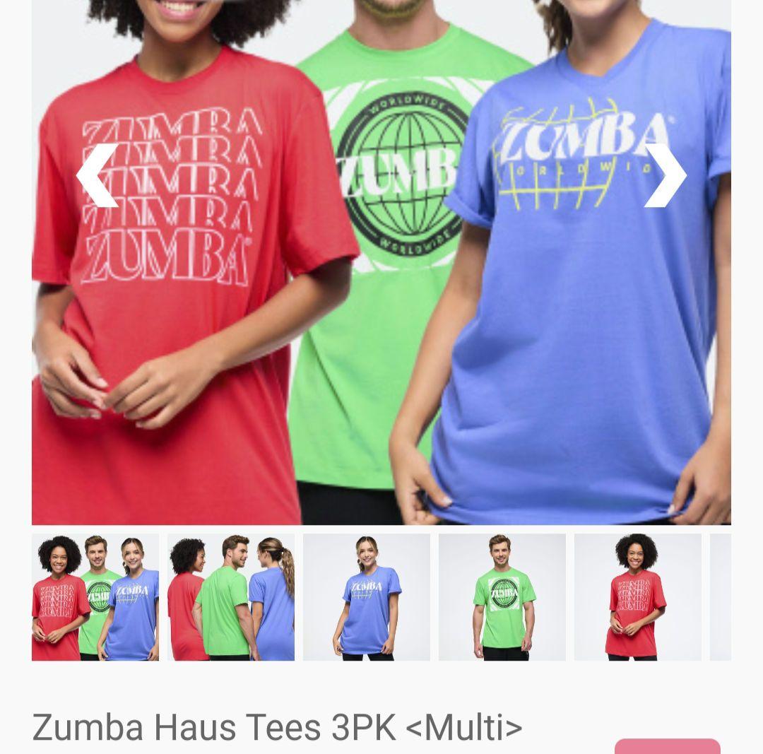 ZUMBA新作3枚Tシャツ〈正規品〉 - メルカリ