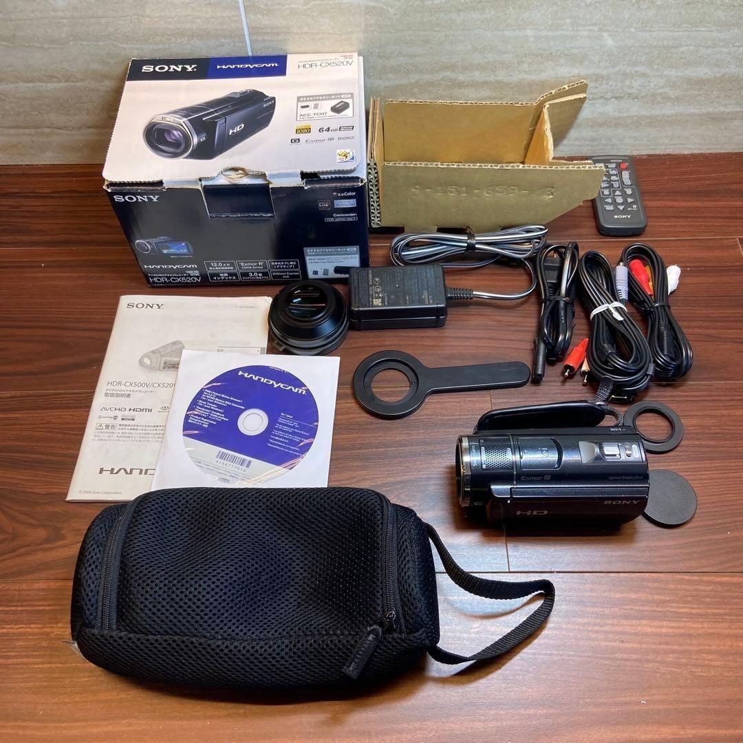 SONY HDR-CX520V ビデオカメラ ほぼ新品 4086 - メルカリ
