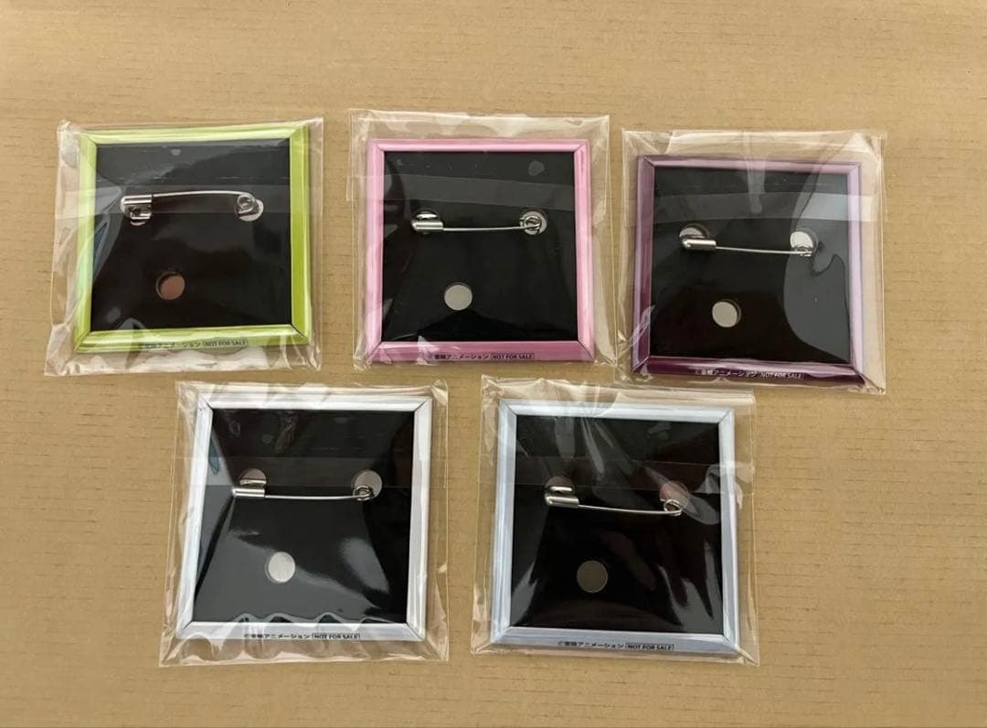 全5種コンプ ゲーマーズフェア特典 スクエア缶バッジ ガールズバンドクライ