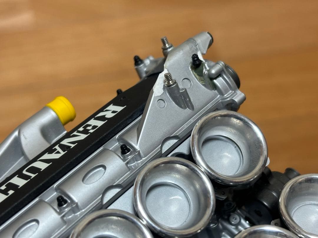 EXCEPTION 1/5 RENAULT F1 RS9 V10 エンジン訳あり - メルカリ
