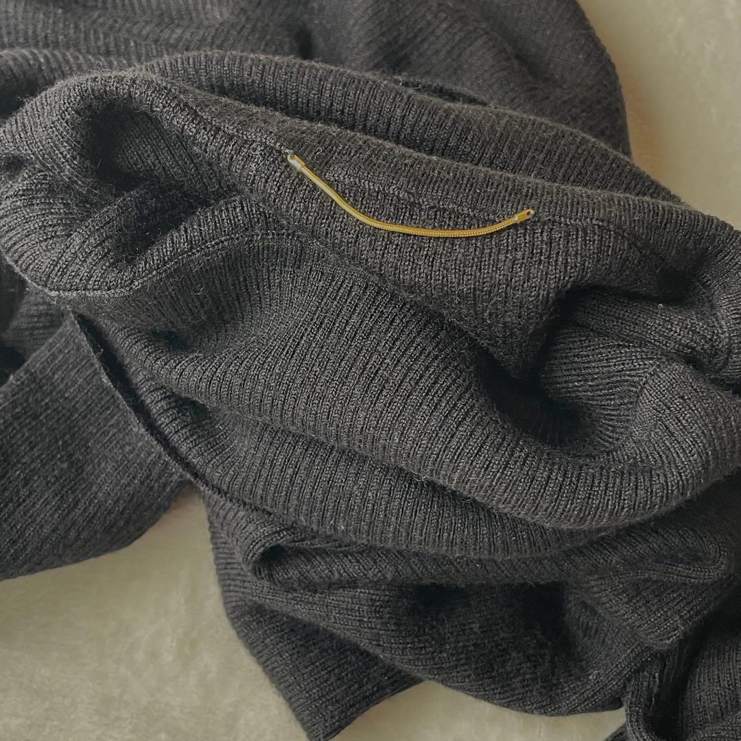 Deuxime Classe ブラック ribタートルネックセーター 黒 指抜き - メルカリ