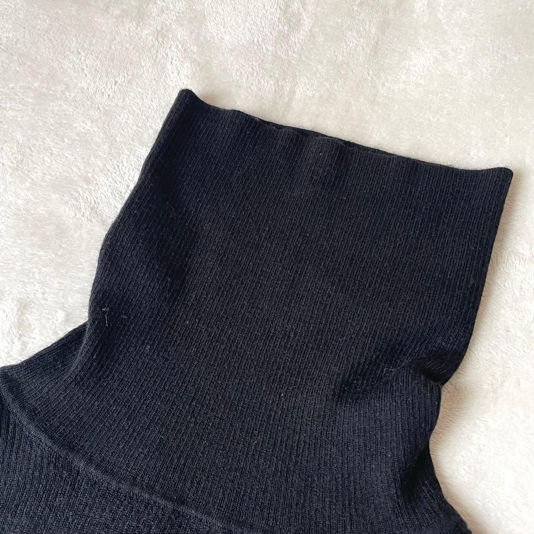 Deuxime Classe ブラック ribタートルネックセーター 黒 指抜き - メルカリ