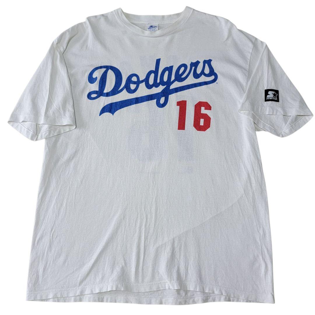 MLB公式 USA 90S ドジャース 野茂英雄 Tシャツ STARTER XL - メルカリ