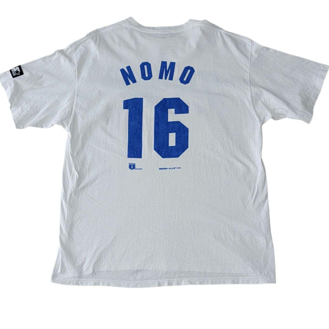 MLB公式 USA 90S ドジャース 野茂英雄 Tシャツ STARTER XL - メルカリ