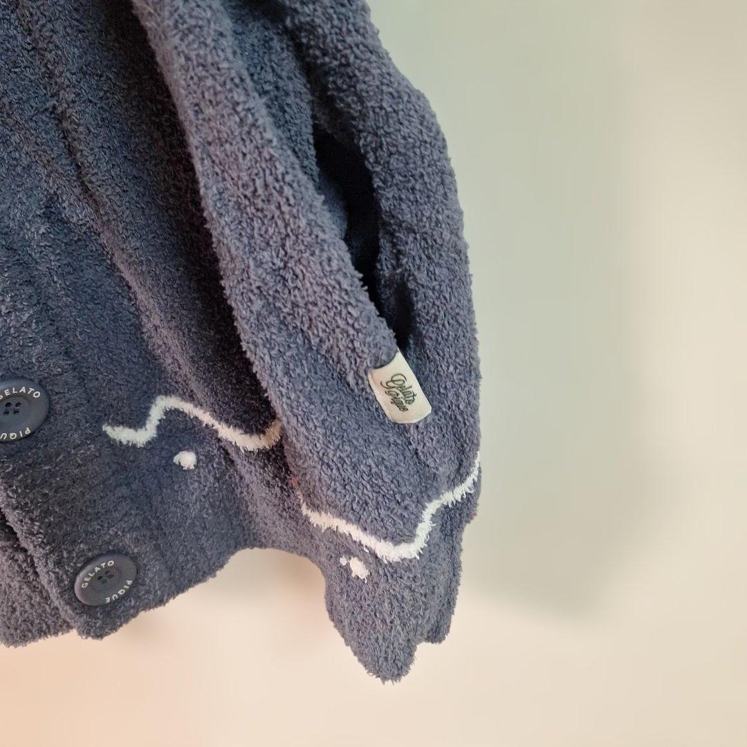 人気 ジェラート ピケ ノルディックショール カーディガン ルーム