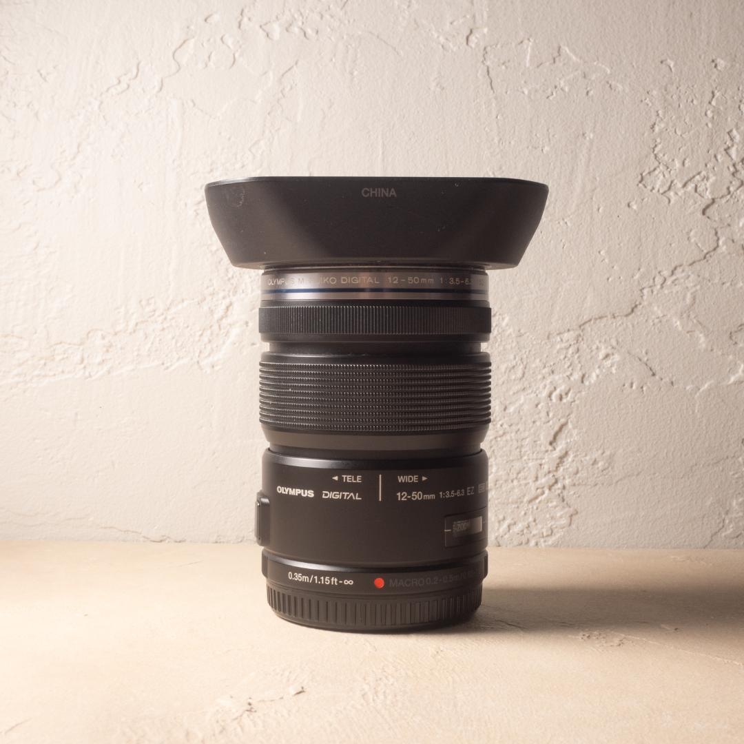 OLYMPUS M.ZUIKO 12-50mm F3.5-6.3 EZ フード付