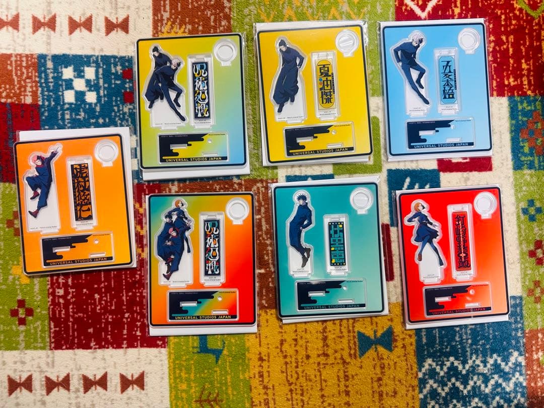 ユニバ 呪術廻戦 コレクタブルアクリルペンスタンド　コンプリート　五条悟　夏油傑 呪術廻戦 ユニバーサルスタジオジャパン ユニバ USJ コレクタブルペン