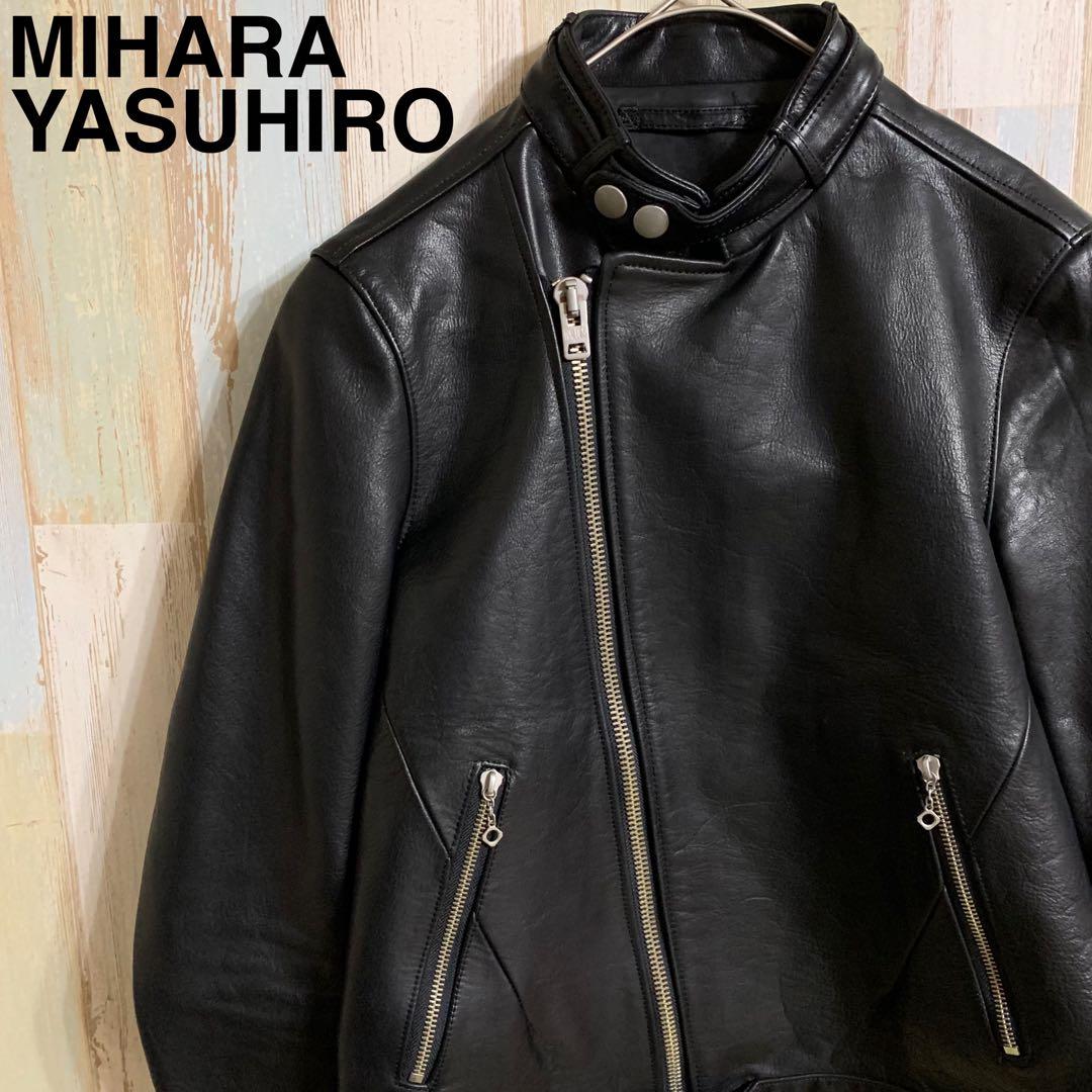 ミハラヤスヒロ ライダースジャケット レザージャケット 人気モデル M