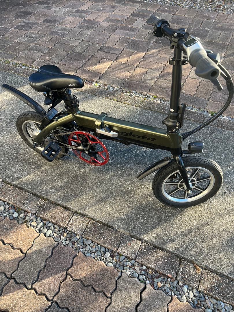 glaffit GFR-01 カーキ　送料込み‼️ 電動バイク glafitバイク(ファッションカーキ) GFR-01 GLAFIT｜グラ