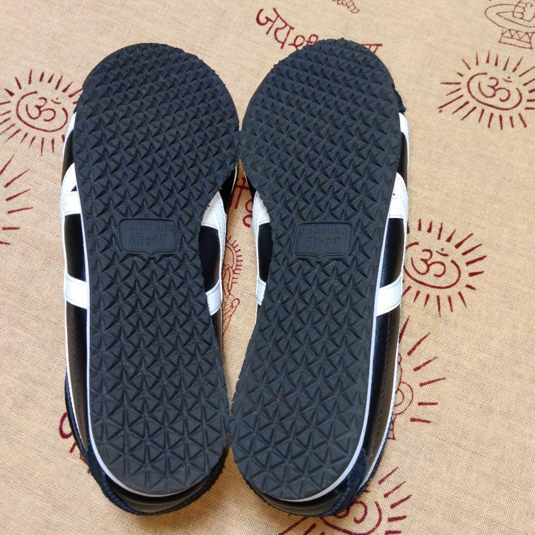 《美品箱付27.5cm》オニツカタイガー メキシコ66 黒×白