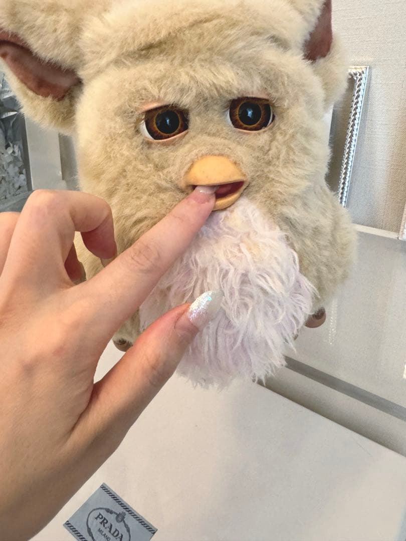 レア2005年ファービー2 ベージュピンク可動確認済み　美品