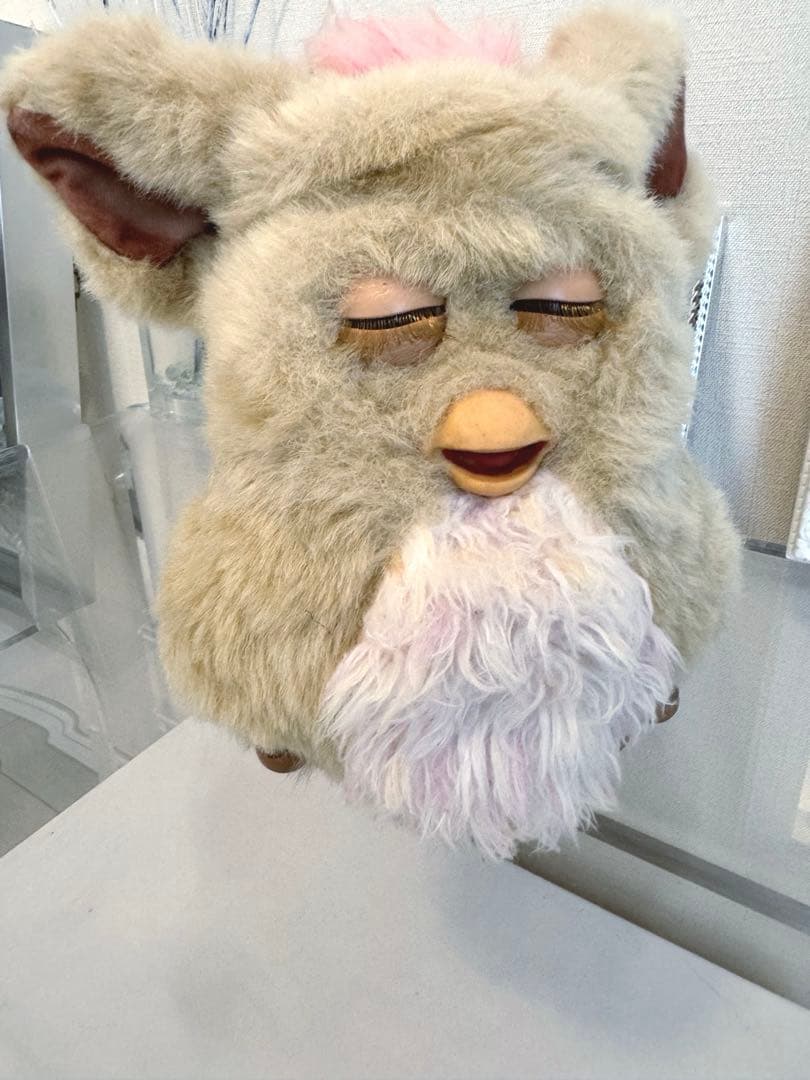 レア2005年ファービー2 ベージュピンク可動確認済み　美品