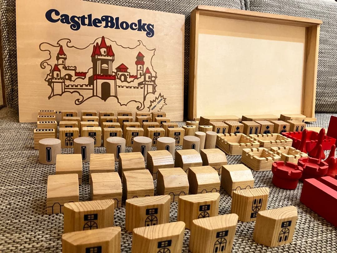 MILAN ミラン キャッスルブロック お城 積み木 レア品 108ピース