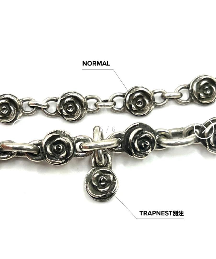 \"Recoil\"&co. ROSE BRACELET silver925 美品