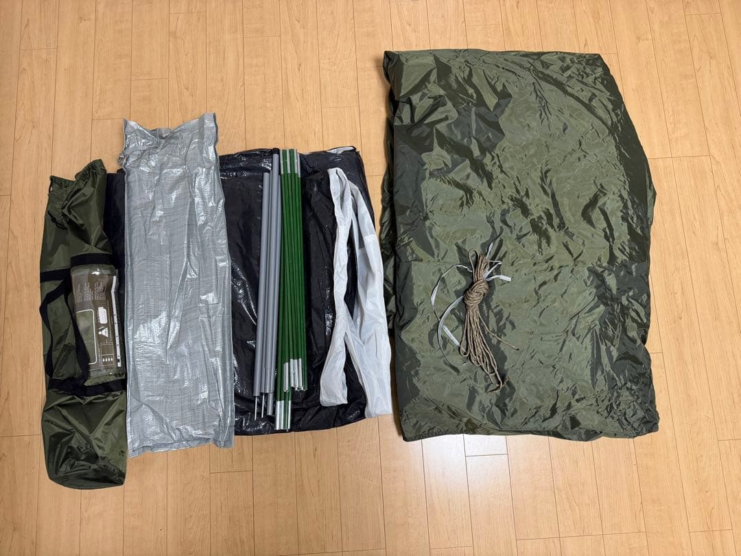 ミルテックオリーブグリーン ドーム型キャンプテント - メルカリ