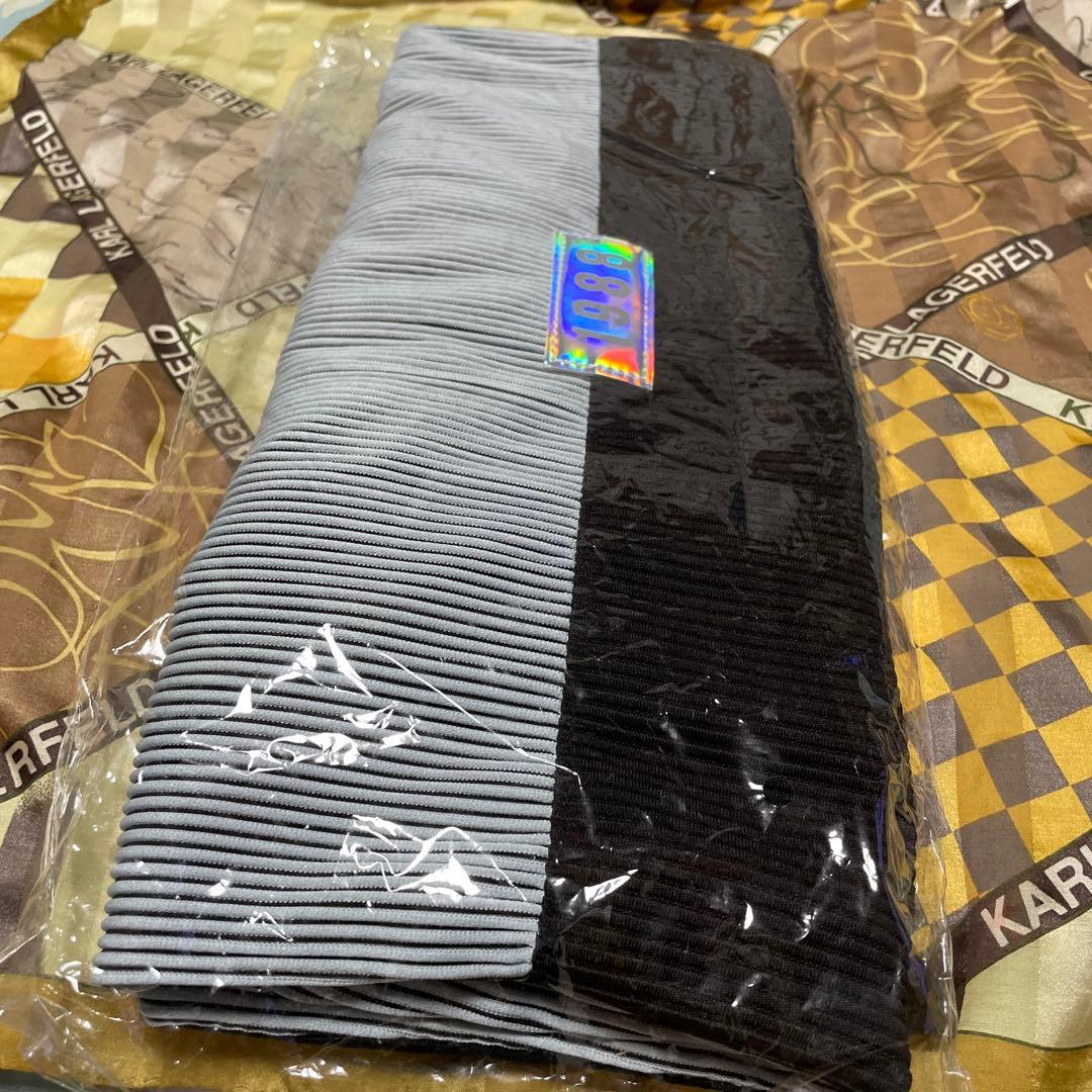 未開封 男闘呼組 ニット風1988 ショルダートートバッグ（灰色/黒色）