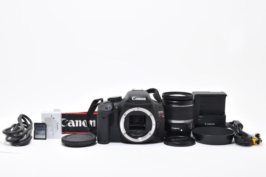 ▪️美品▪️キャノン Canon EOS Kiss X4 レンズキット EOS キヤノン デジタル一眼 CANON Kiss X4 レンズキット 中古 新品SD