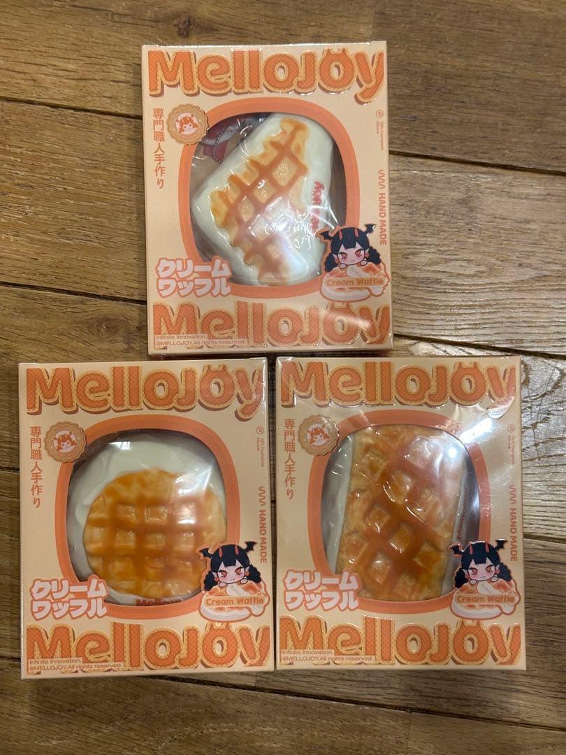 Mellojoy クリームワッフル スクエア さんかく まる メロジョイ クリームワッフル さんかく まる セット - メルカリ