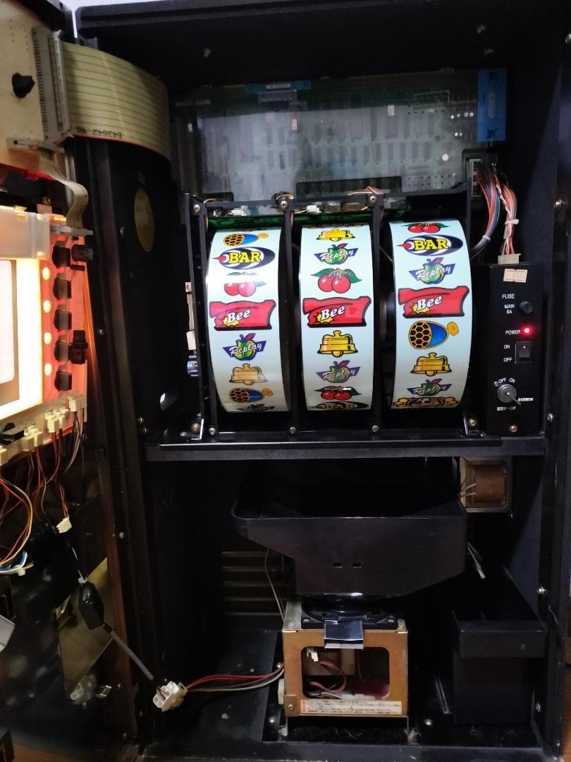 【パチスロ実機】オリンピア★ビーキッズクラブF【不要機付】４号機・レトロ