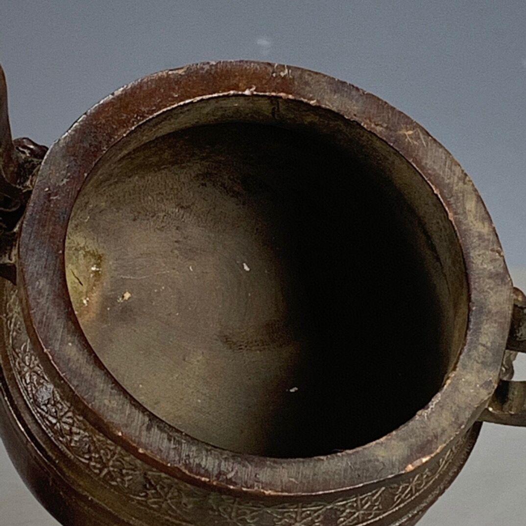 銅器 楚大鼎 香炉 三足鼎 開業 家 置物 工芸品 - メルカリ