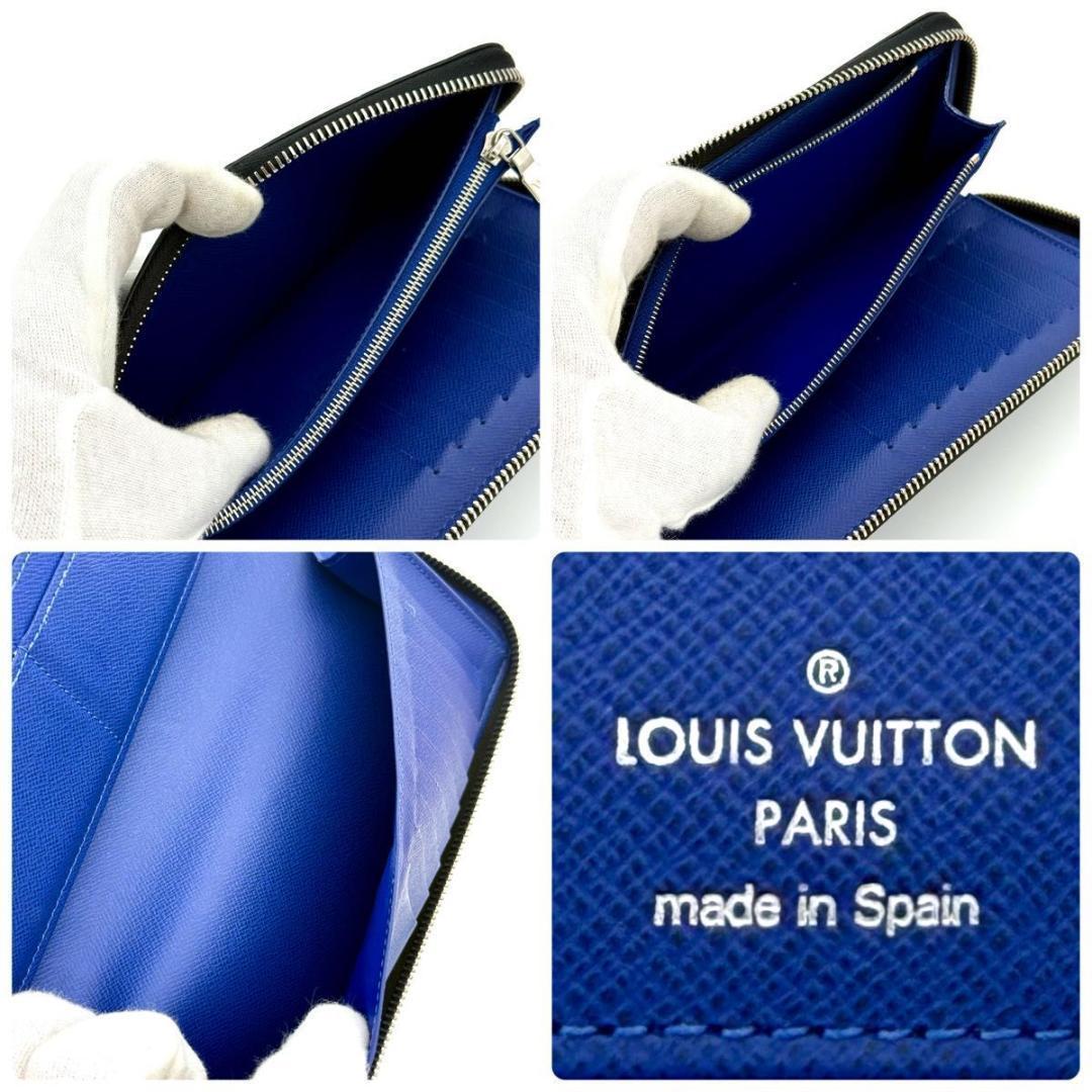 ルイヴィトン【現行 極美品】タイガラマ コバルト ジッピーヴェル