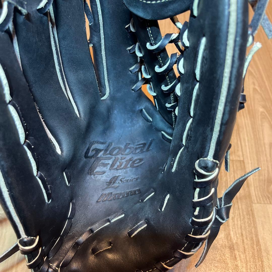 ミズノ グローバルエリート 軟式グローブ 左投げ サウスポー 即使用可