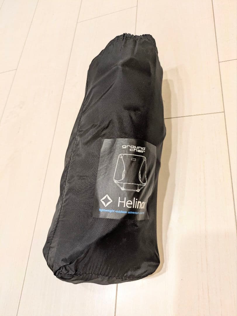 Helinox グラウンドチェア ブラック／庭で1回使用／美品 Helinox（ヘリノックス） 並行輸入品 Ground Chair グラウンドチェア