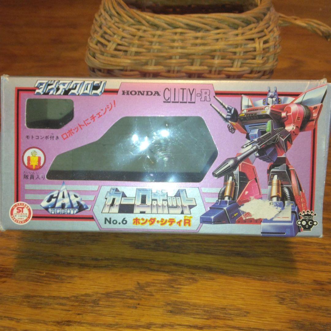 昭和レトロ　希少　ダイアクロン　HONDA CITY-R No.6 カーロボット