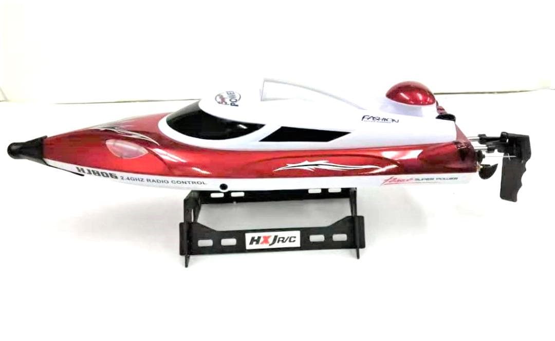 高速ボートラジコンHJ806赤 2.4GHz　最高時速30ｋｍ