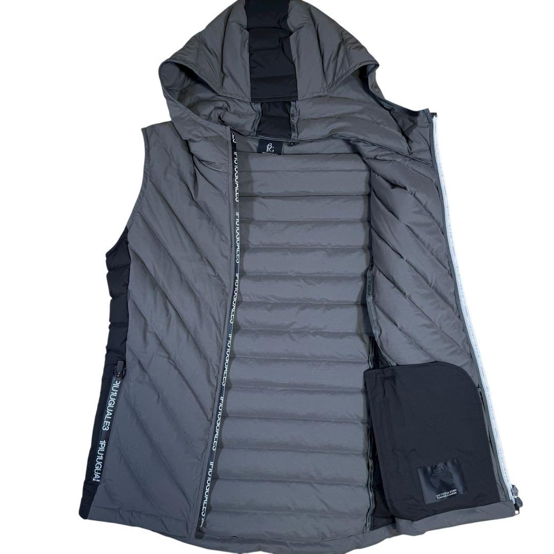 美品】1piu1uguale3golfダウンベスト＆ダウンパンツセットアップ4