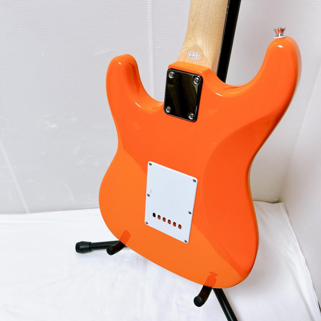 美品 SELDER 初心者向けエレキギター ストラトキャスター オレンジ