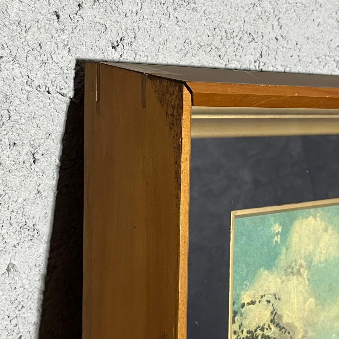 【額装品アート】カミーユ・ピサロ『ルーヴシェンヌの風景』サン・レリーフ