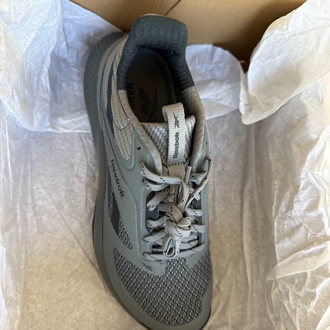 【新品】NANO GOLF （グレー）Reebok　ナノ ゴルフ　24.5cm