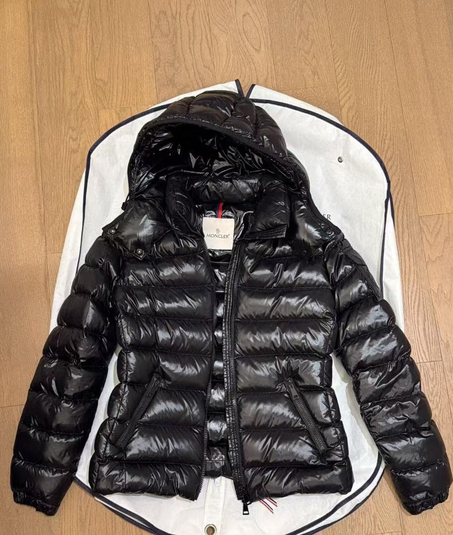 ブラック フード付きダウンジャケット~~ phenix 別注 WINDSTOPPER(R) PRODUCTS BY GORE-TEX LABS スタンド