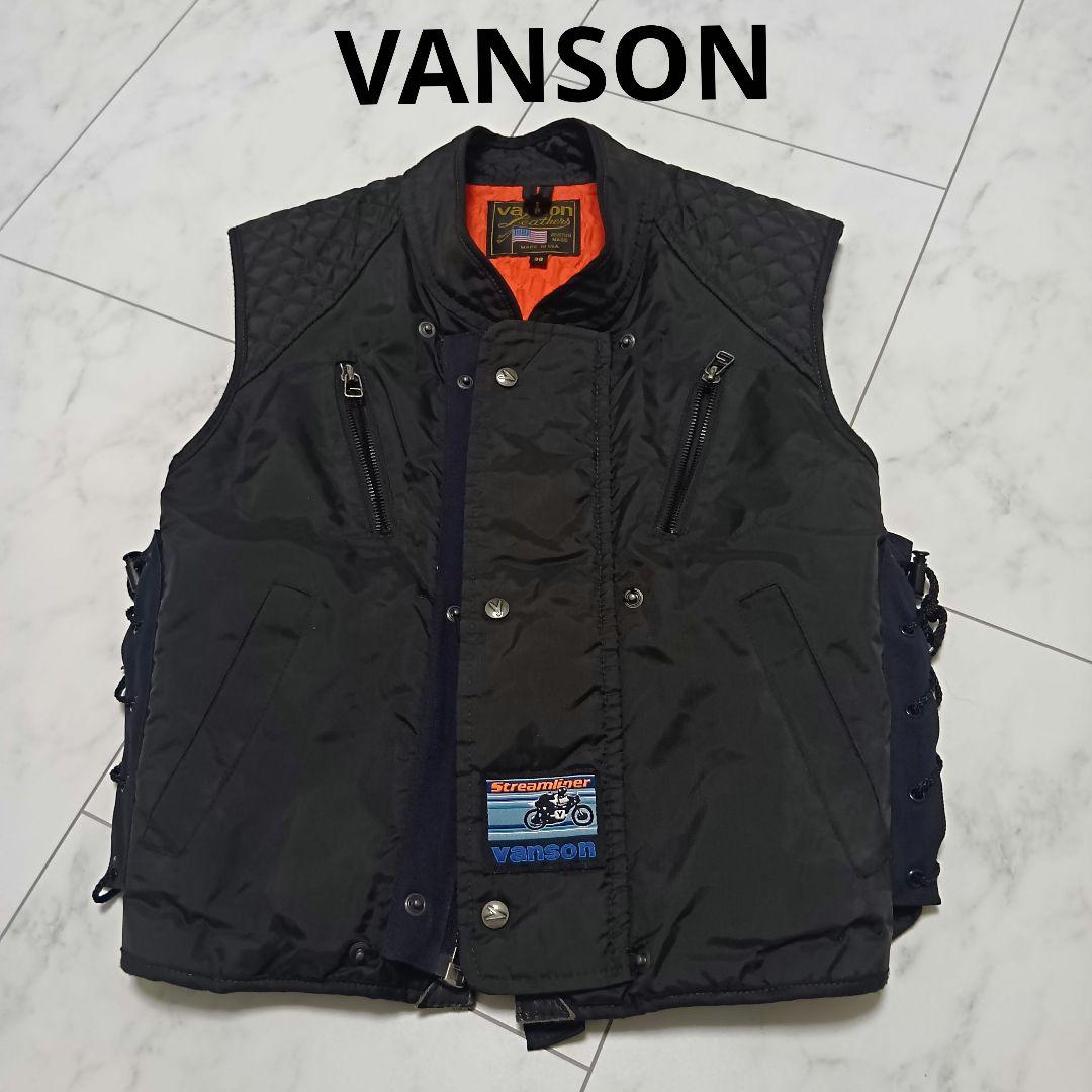 VANSON STREAMLINER 38 ストリームライナー 中古・古着通販】VANSON (バンソン) ストリームライナーベスト