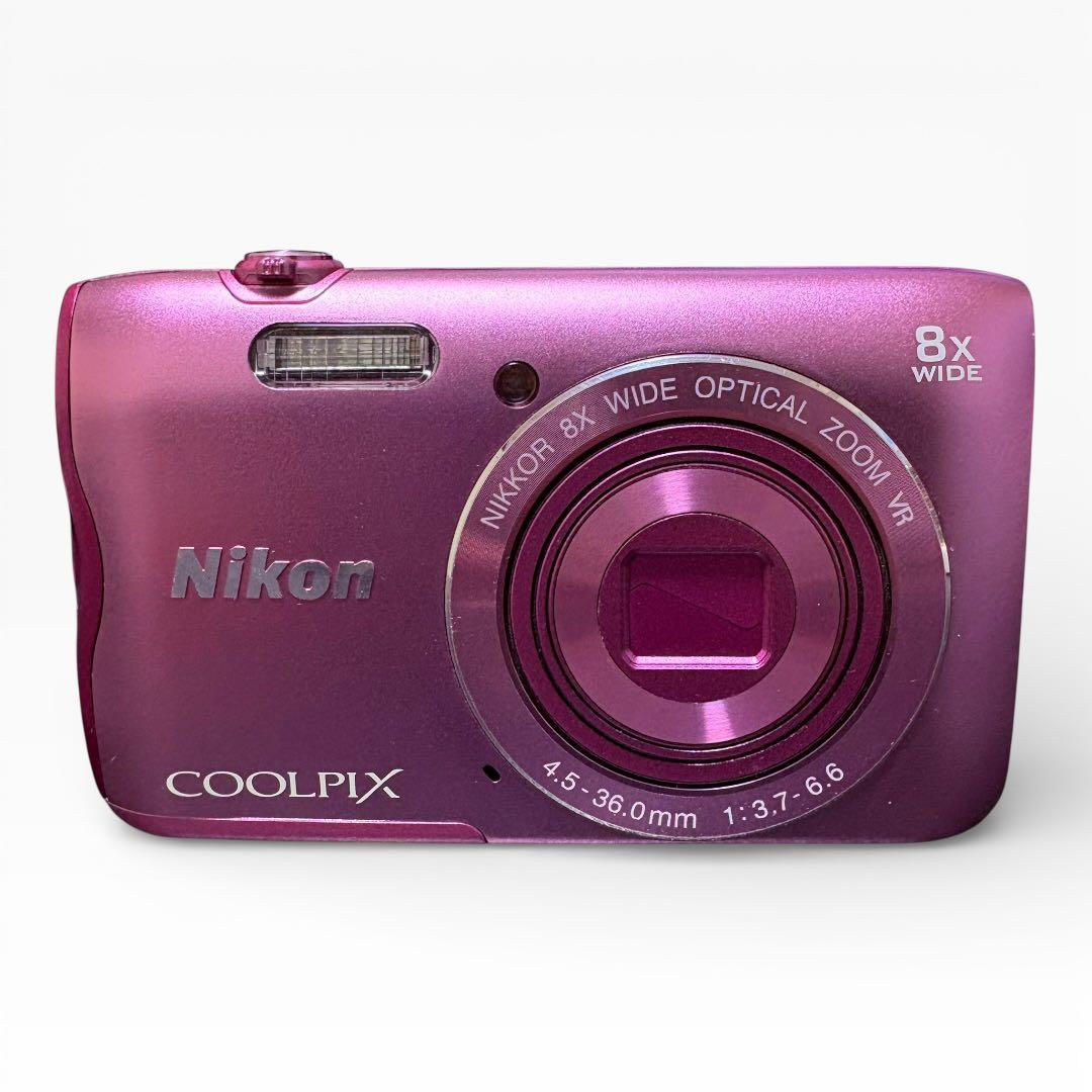 極美品】Nikon COOLPIX A300 ピンク ニコン 純正バッテリー - メルカリ