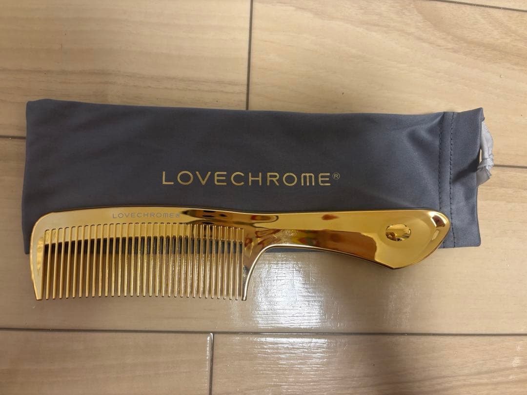 Loyachrome ゴールド コーム 専用ケース付き ラブクロム コームケース(ツキ)
