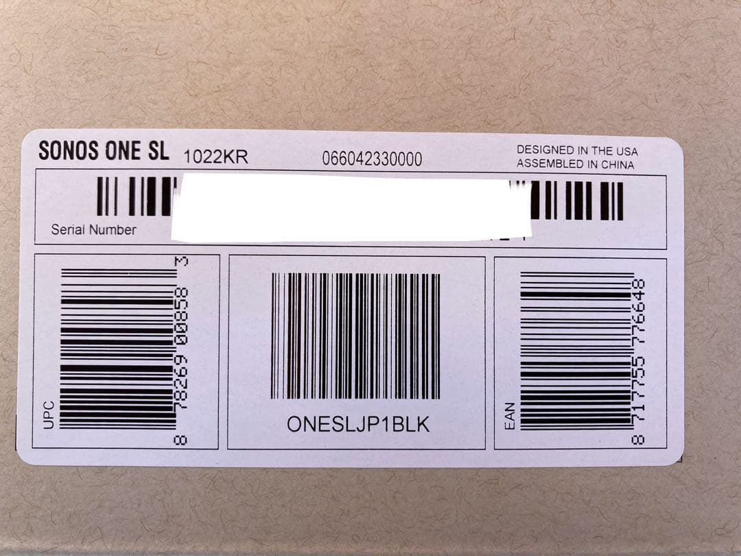 《新品未開封品》SONOS One SL ブラック 2個セット